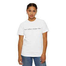 Load image into Gallery viewer, Pause • Reflect • Realign • Rise™ Essentials Tee - White
