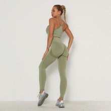 Load image into Gallery viewer, Women Sport Set For Gym - High Waist | Belly Control Leggings