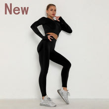 Load image into Gallery viewer, Women Sport Set For Gym - High Waist | Belly Control Leggings