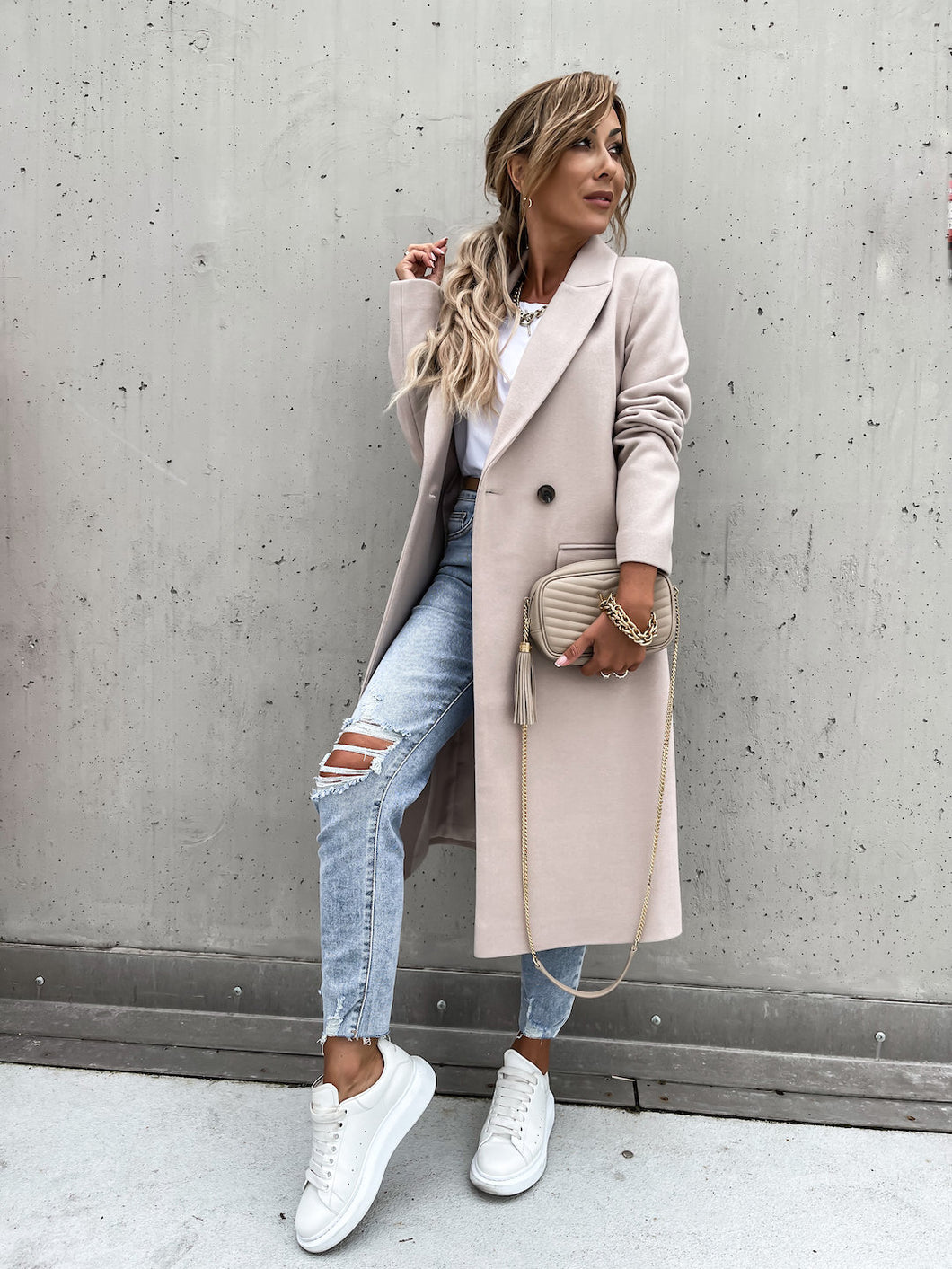 Elegant, Classic-Cut Coat