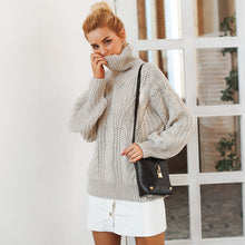 Load image into Gallery viewer, Roomy, Knitted, Turtleneck Sweater