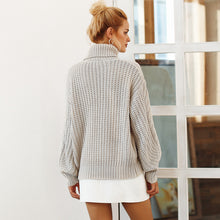 Load image into Gallery viewer, Roomy, Knitted, Turtleneck Sweater