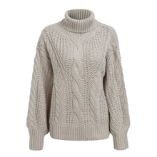 Load image into Gallery viewer, Roomy, Knitted, Turtleneck Sweater