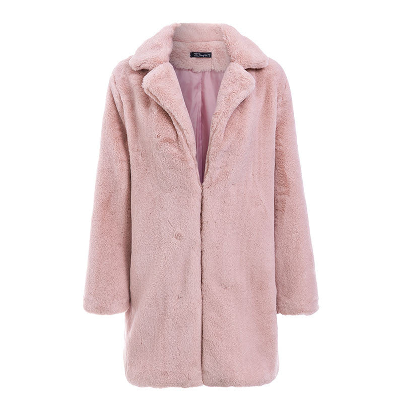 Plush, Faux Fur Coat