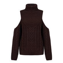 Load image into Gallery viewer, Sexy, Open-Shoulder Turtleneck
