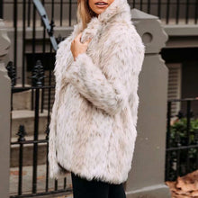 Load image into Gallery viewer, Leopard Print, Faux Fur Coat