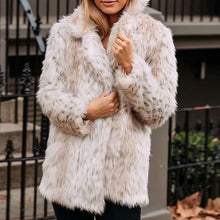 Load image into Gallery viewer, Leopard Print, Faux Fur Coat