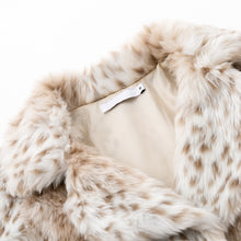 Load image into Gallery viewer, Leopard Print, Faux Fur Coat