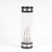 Load image into Gallery viewer, Water Bottle - Natural Quartz Crystal
