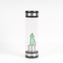 Load image into Gallery viewer, Water Bottle - Natural Quartz Crystal