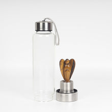 Load image into Gallery viewer, Water Bottle - Natural Quartz Crystal