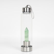 Load image into Gallery viewer, Water Bottle - Natural Quartz Crystal
