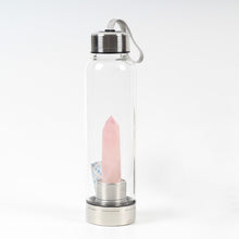 Load image into Gallery viewer, Water Bottle - Natural Quartz Crystal