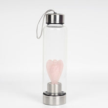 Load image into Gallery viewer, Water Bottle - Natural Quartz Crystal