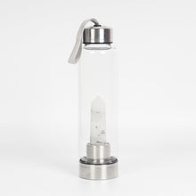 Load image into Gallery viewer, Water Bottle - Natural Quartz Crystal