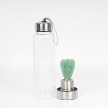 Load image into Gallery viewer, Water Bottle - Natural Quartz Crystal