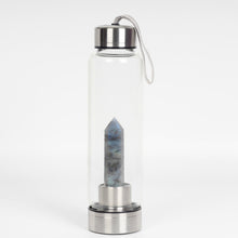 Load image into Gallery viewer, Water Bottle - Natural Quartz Crystal