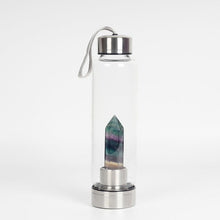 Load image into Gallery viewer, Water Bottle - Natural Quartz Crystal