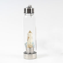 Load image into Gallery viewer, Water Bottle - Natural Quartz Crystal